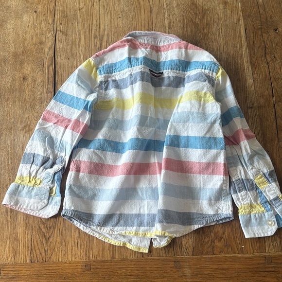 Tommy Hilfiger Boys Size 5 Button-Up Dress Shirt Multicolored ✨ - Picture 4 of 4